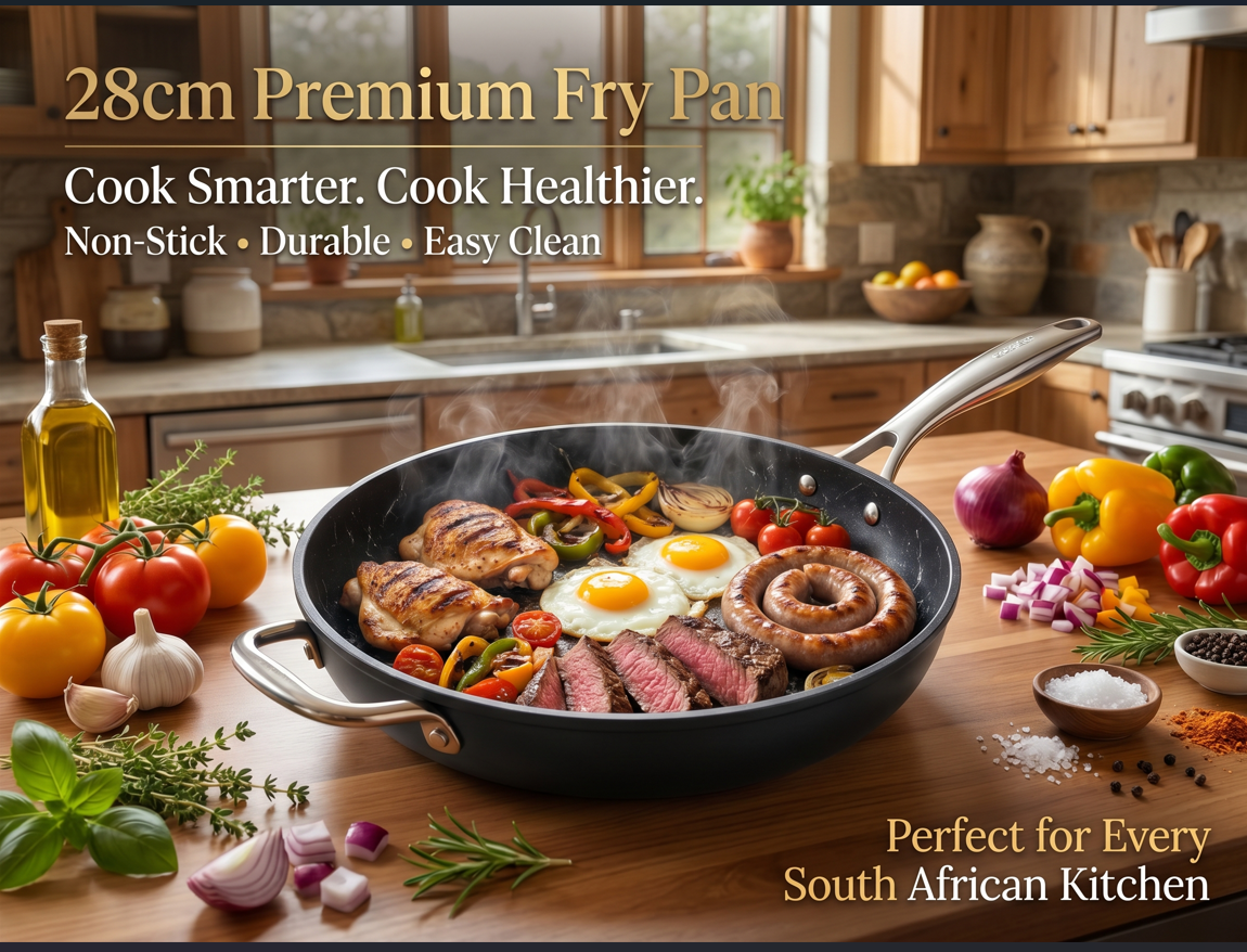 Fry Pan – 28cm Non-Stick Cooking Pan for Everyday Kitchen Use in South Africa
